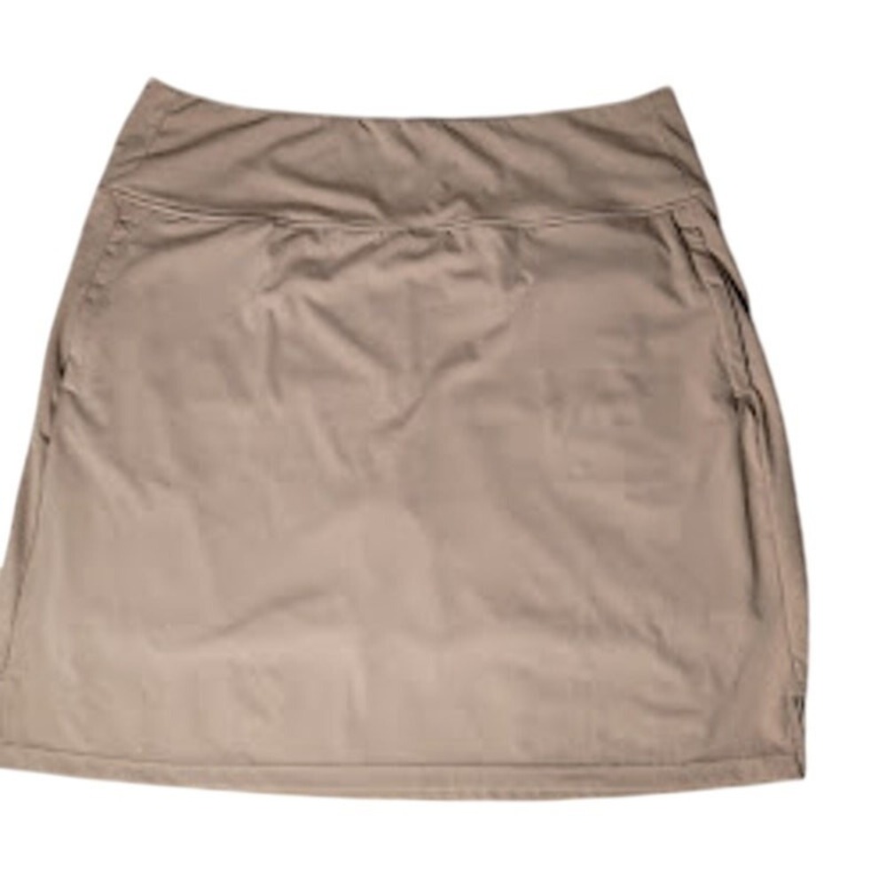 Women's Beige Jean Short Skort